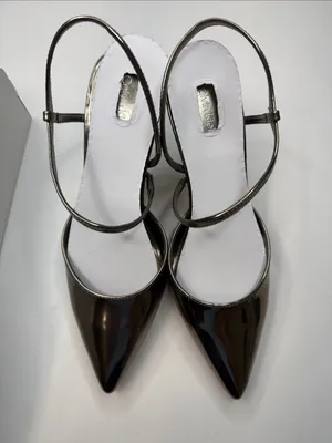 Calvin Klein Women's Cordera Strappy Slip-On Stiletto Pumps Size 7.5M thumbnail 4