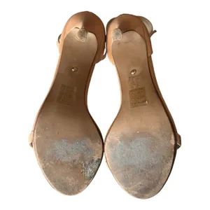 RAYE Blake Stiletto Nude Leather Stiletto heels Ankle Strap 4' size 7.5 thumbnail 12
