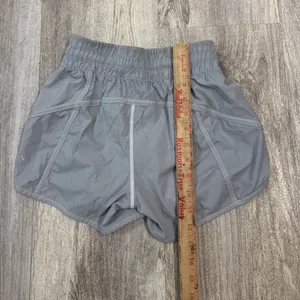 Lululemon Tracker Short V 4" Grey Athletic Running Shorts Size 4 thumbnail 7