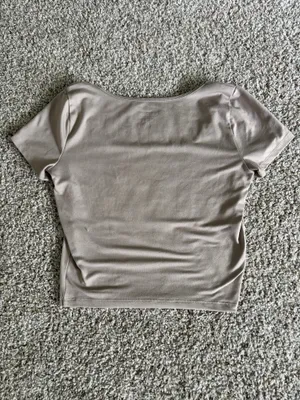 Hollister Brown Square Neck Short Sleeve Top thumbnail 2