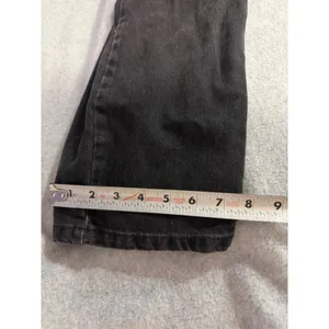 We The Free Free People Black Denim Overalls Womens Size S Straight Leg Bib Jean thumbnail 5