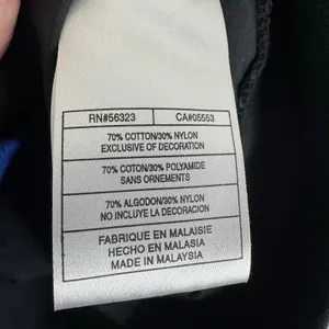 Nike Vintage Black Double Zip Up Jacket Large‎ thumbnail 7