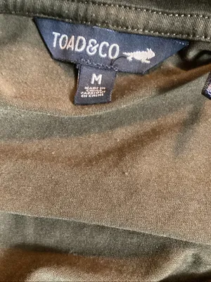 Toad & Co Swiftly Pocket Tee V-neck Size medium thumbnail 7
