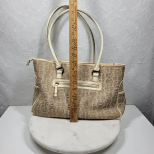 Vintage Etienne Aigner Monogram Logo Tote Shoulder Bag Large Office Pockets thumbnail 16