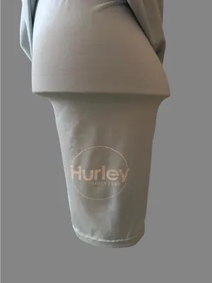 Hurley Light Blue Striped Logo Tank & Short Set thumbnail 6