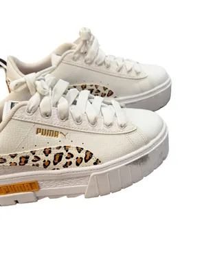 PUMA Mayze Roar Platform Sneakers Shoes White 7 Women's, Size 5.5 Girl's thumbnail 7
