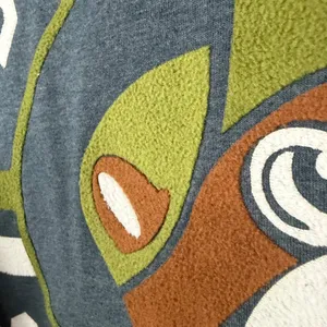 Buc-ees's Velvet Graphic Long Sleeve Gray Crewneck T-Shirt thumbnail 8