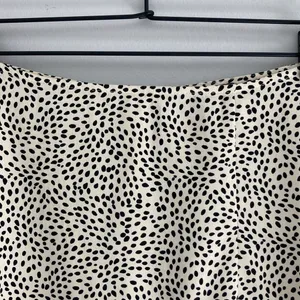 Primark Knee Length Leopard Print Skirt Women’s Size 6 Small Tan Black Office thumbnail 2