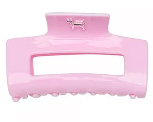 PINK Victoria's Secret Glossy Light Pink Hair Claw Clip thumbnail 1