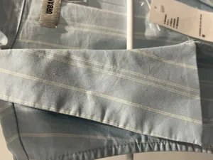Urban Outfitters Light Blue Pinstripe Sleeveless Button-Down Top thumbnail 5
