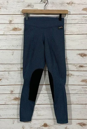 KERRITS Pull-on Equestrian Riding Pants - Arctic Herringbone - XS thumbnail 10