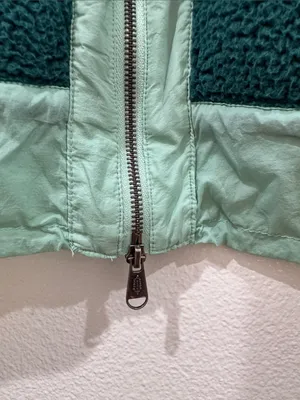 FP Movement by Free People Teal Sherpa Jacket with Mint Trim thumbnail 6