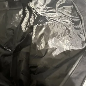 Victoria's Secret Black and Red Canvas Tote thumbnail 7