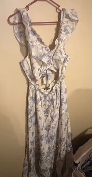 Anthropologie love Sam floral cut out dress small‎ thumbnail 1
