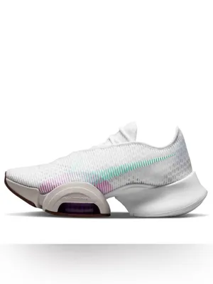 Nike air zoom super rep 2 Women’s White HIIT Sneakers Lavender Swoosh Size 8.5 thumbnail 2