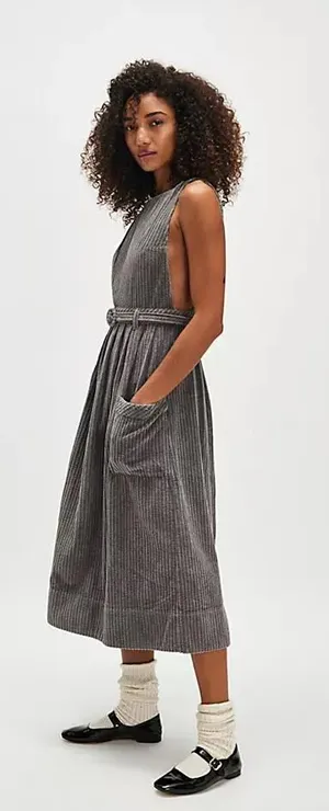 Free People Corduroy Dress Overall thumbnail 1