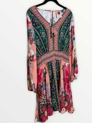 FARM RIO ANTHROPOLOGIE Topanga Mini Dress, S thumbnail 9