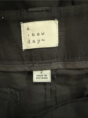 A New Day Wide-Leg Black Dress Pants thumbnail 3