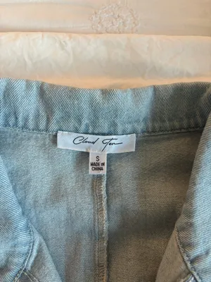 Cloud Ten Denim Romper Belted thumbnail 3