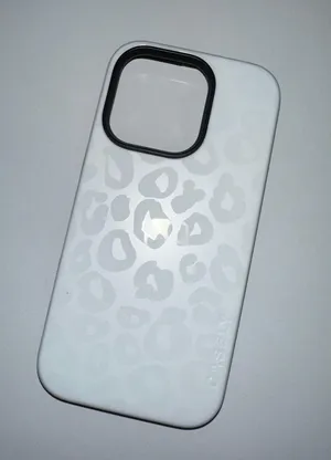 Casely White Leopard Print Phone Case thumbnail 1