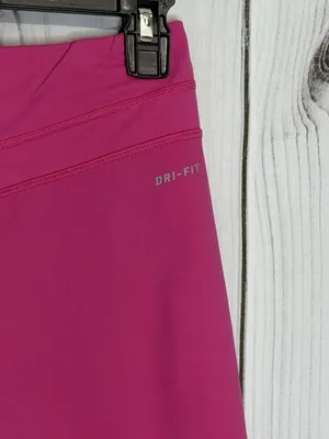 Nike 4.5" Shorts Woman Size Medium Hot Pink Dri Fit Nylon Spandex thumbnail 4