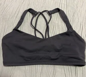 Lululemon Black Strappy Sports Bralette - Women Intimates thumbnail 1