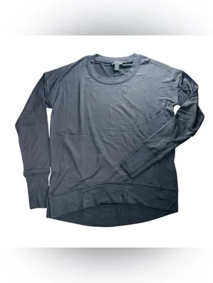 Athleta Coaster Luxe Crewneck Sweatshirt Black Women’s XS NWT Soft Pullover thumbnail 6