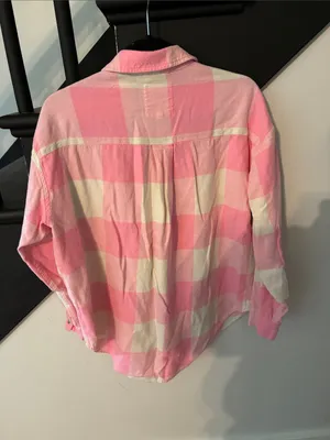 Aerie plaid flannel button down shirt thumbnail 3