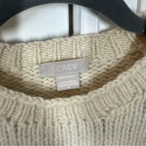 Vtg 90s J. Crew 100% Wool Fair‎ Isle Knit Sweater sz medium classic vintage READ thumbnail 2