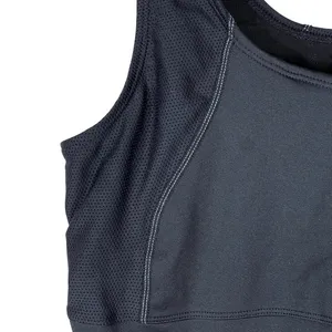 Pearl Izumi Cycling Tank Top Large Black‎ Mesh Shelf Bra Rear Pocket Athletic thumbnail 4