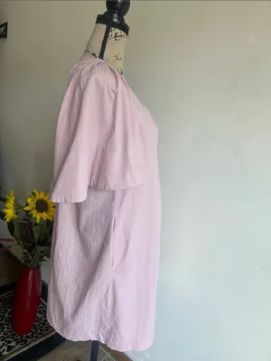 Tuckernuck Pomander Place Finley Flutter Sleeve Mauve Pink Mini Dress Size XS thumbnail 10