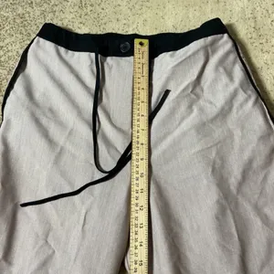 ASOS‎ DESIGN Minimalist Womens Light Pink Wide Leg Side Stripe Trousers Size S thumbnail 5
