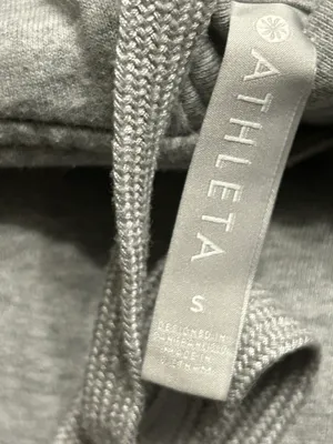 Athleta Gray Sweatshirt Hoodie, S thumbnail 4