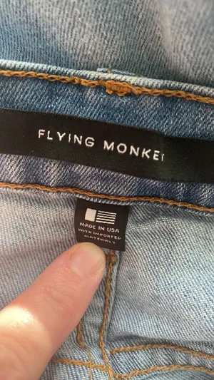 jeans mid rise ankle skinny distressed button/zip 5 pocket Size 29 thumbnail 7