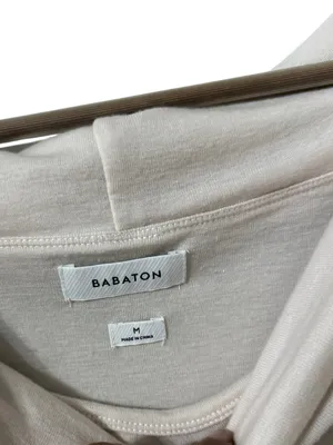 ARITZIA Babaton Streamline Wool Birch Off Shoulder Long Sleeve Top Sweater thumbnail 7