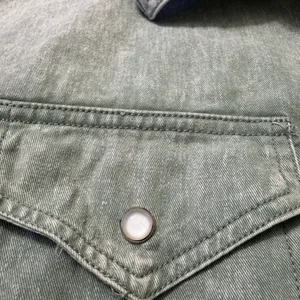 VICI Pearl Snap Button Down Mini Dress thumbnail 5