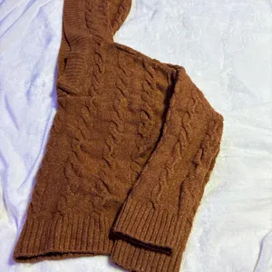 Sonoma Brown sweater with a hood thumbnail 2