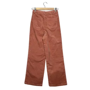 Anniewear Wide Leg Pants Small Clay Pink Utility High Rise Straight Leg Casual thumbnail 2