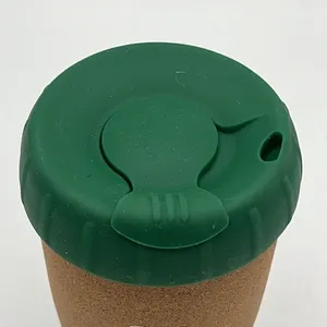Arbonne glass‎ cup with lid D1 Green thumbnail 3