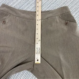 East 5th Petite‎ Cuffed Wide Leg Dress Pants Trousers Taupe Brown 8P thumbnail 11
