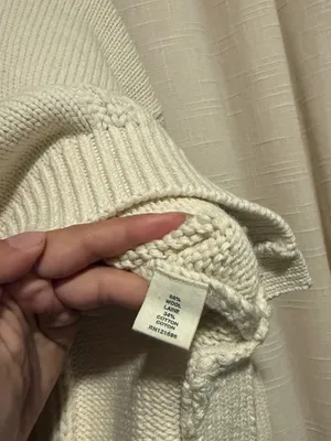 Demylee Wool Blend Women's Crewneck Sweater White thumbnail 3