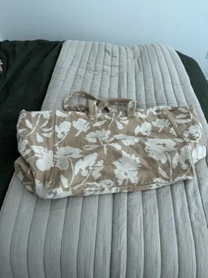 World Market Tote Brown thumbnail 2