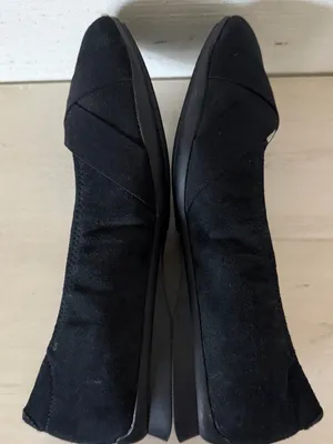 Clark’s Jazmynn Gem Round Toe Flats Women’s Size 9W Black Suede Comfort NEW thumbnail 8