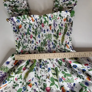 Hill House Stephanie Fishwick‎ Nap Dress XS Mulitcolor Garden Veggies Colorful thumbnail 10