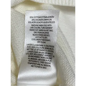 Lucky Brand Cloud Soft Women's Cream V Neck Long Sleeve Sweatshirt Sweater Top S thumbnail 6
