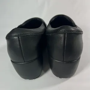 SR Max Geneva Women's Black‎ Leather Clog Slip-Resistant Work Shoes Nursing US9 thumbnail 7