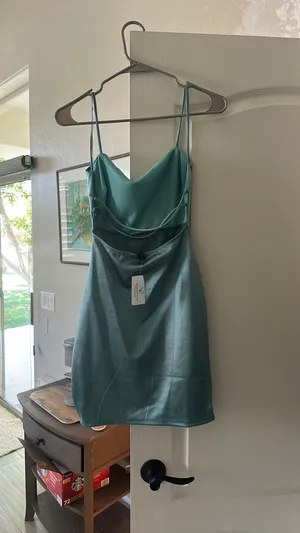 Windsor Teal Dress thumbnail 2