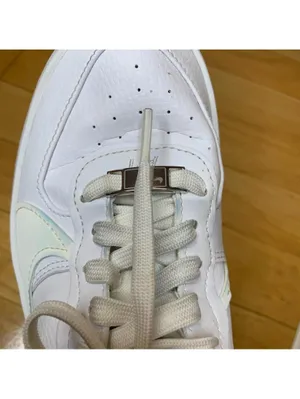 Nike Air Force 1 White Platform Sneakers - Size 5.5 thumbnail 8