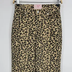 Revice Uptown On The Spot Leopard Animal Print‎ Jeans 25 Tan Punk Indie Sleaze thumbnail 5