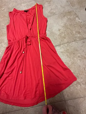 Metaphor red mini dress thumbnail 6